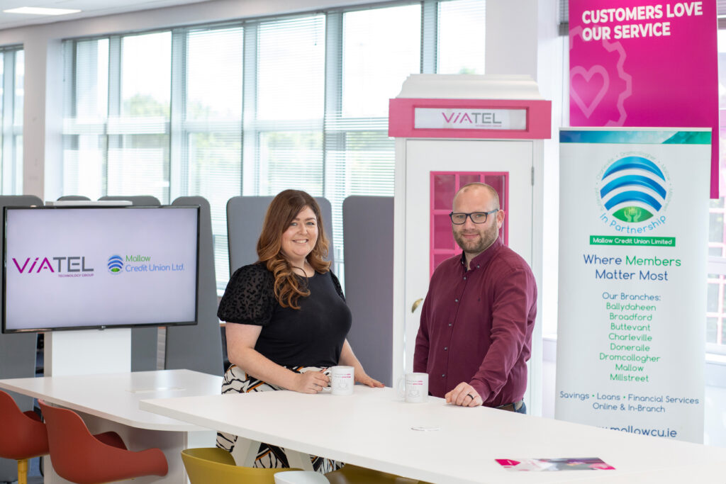 Nicola Connaughton, Senior Business Development Manager, Viatel Technology Group & Tommy Sutton, IT Manager, Mallow Credit Union